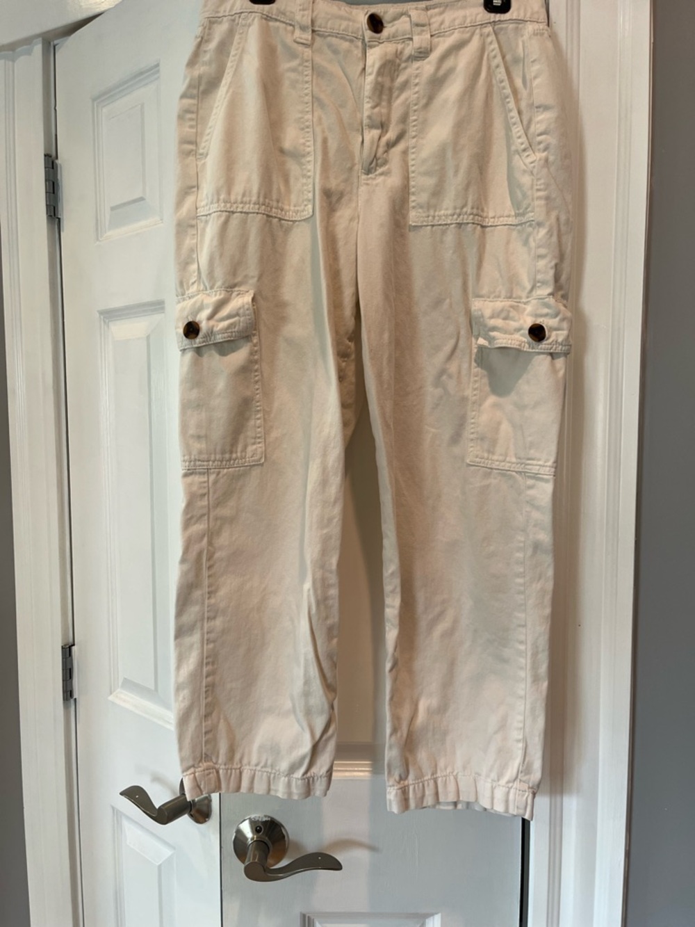 Boden Cream Casual Trousers